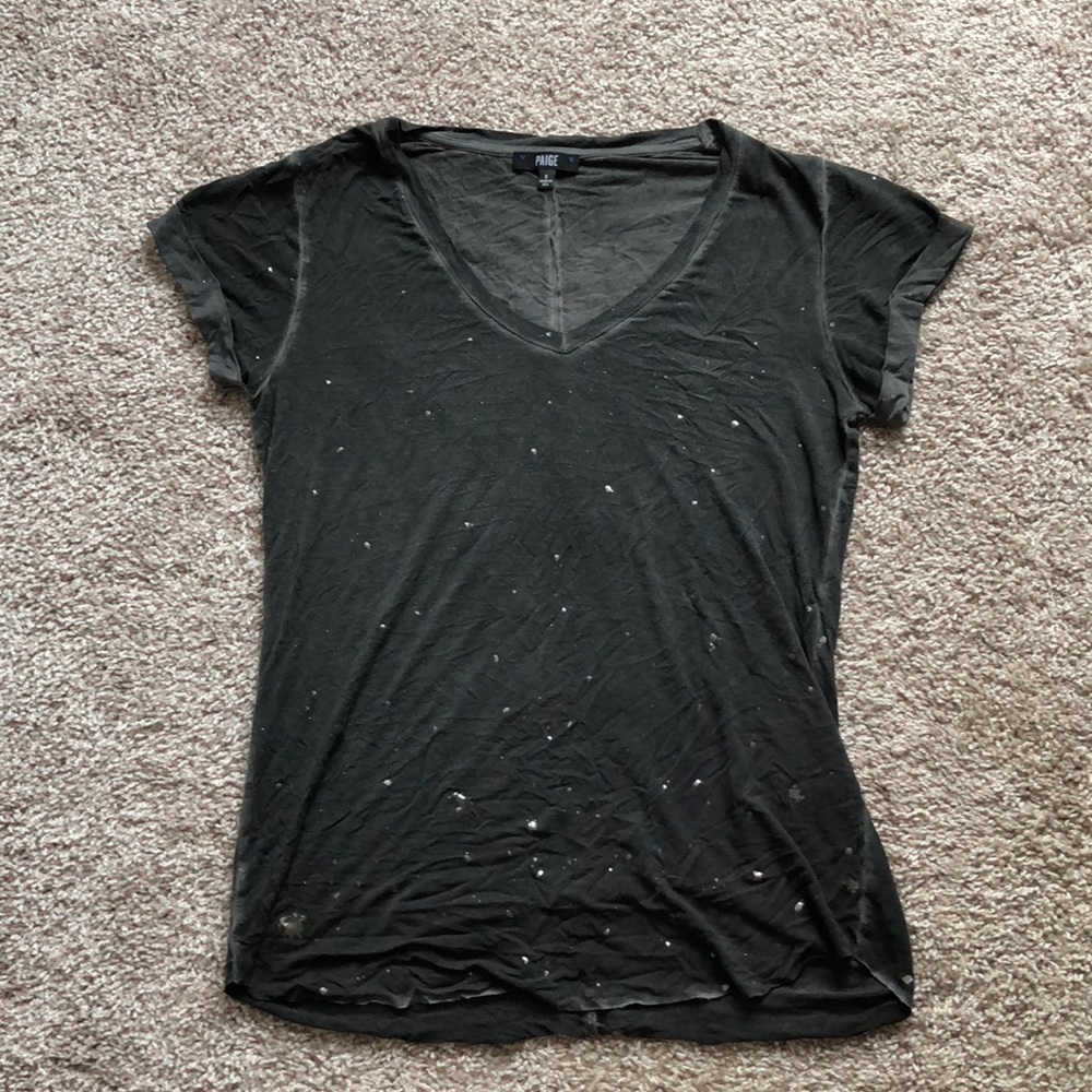 V neck tee- Paige